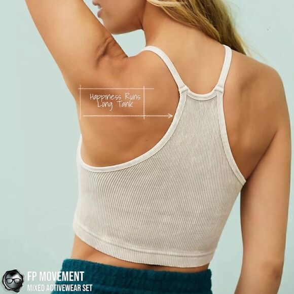 FP MOVEMENT SET: HAPPINESS RUNS LONG TANK + GOOD KARMA CROP BRA + PRAJNA SHORTS - Picture 6 of 16